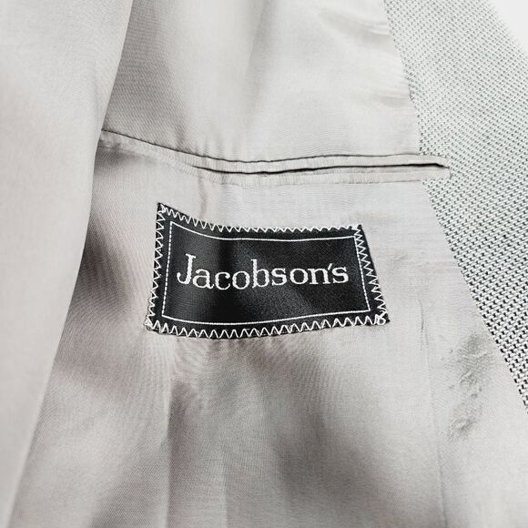 Jacobson's Mani blazer black white tweed Size 42R - Picture 5 of 11